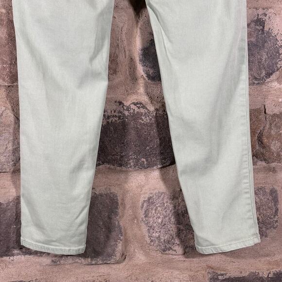 ANA Jeans Woman's 8 Mint‎ Green Button Fly High-Rise Skinny Summer Coastal - Picture 7 of 13